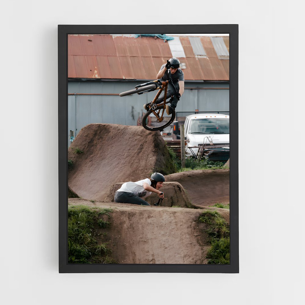 Poster Brett rheeder – affiche Cyclisme (vue 2)